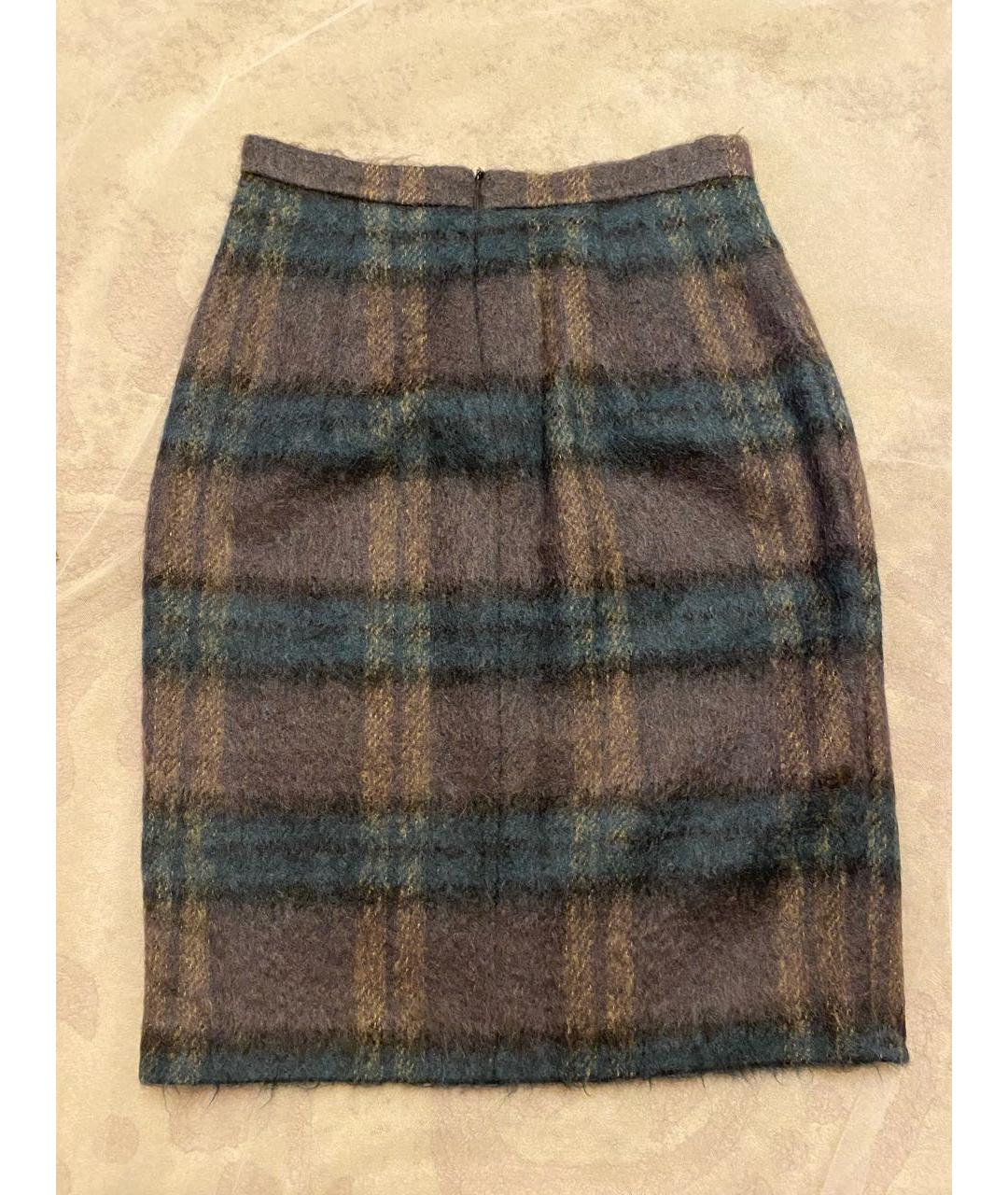 MAX MARA Зеленая юбка миди, фото 2