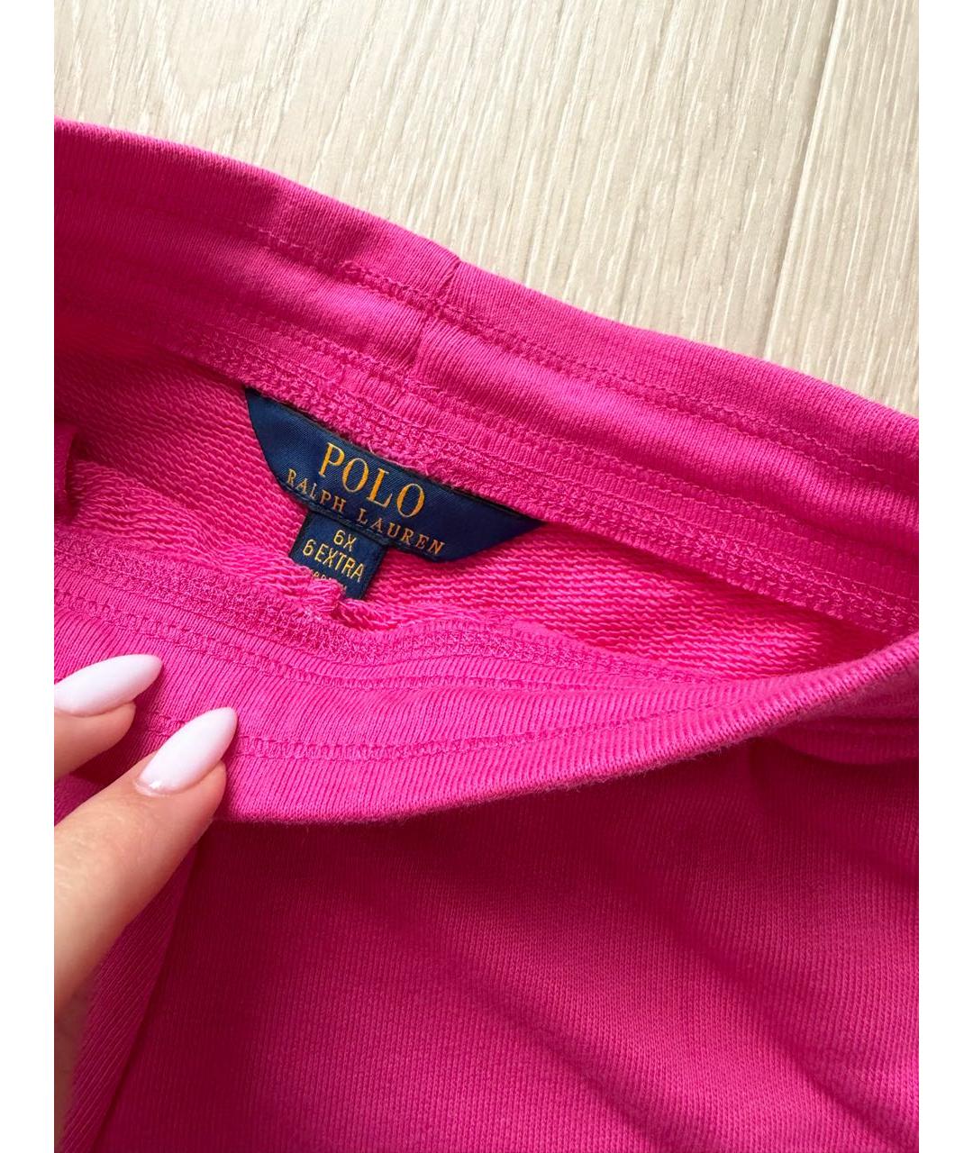 POLO RALPH LAUREN Розовый хлопковый комплект, фото 4
