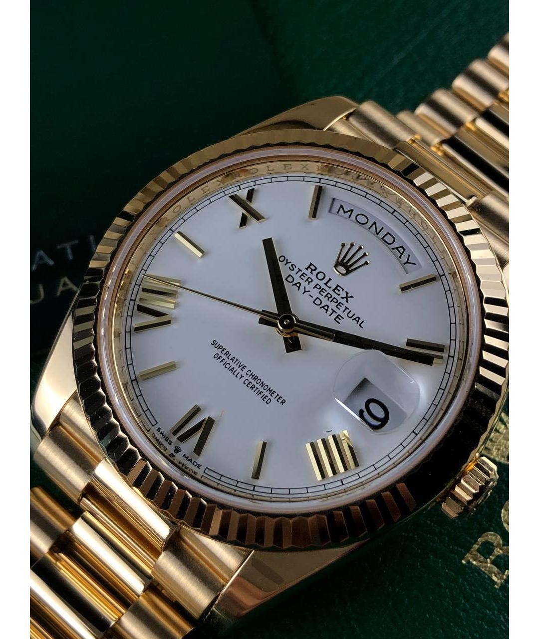ROLEX Золотые часы из желтого золота, фото 6