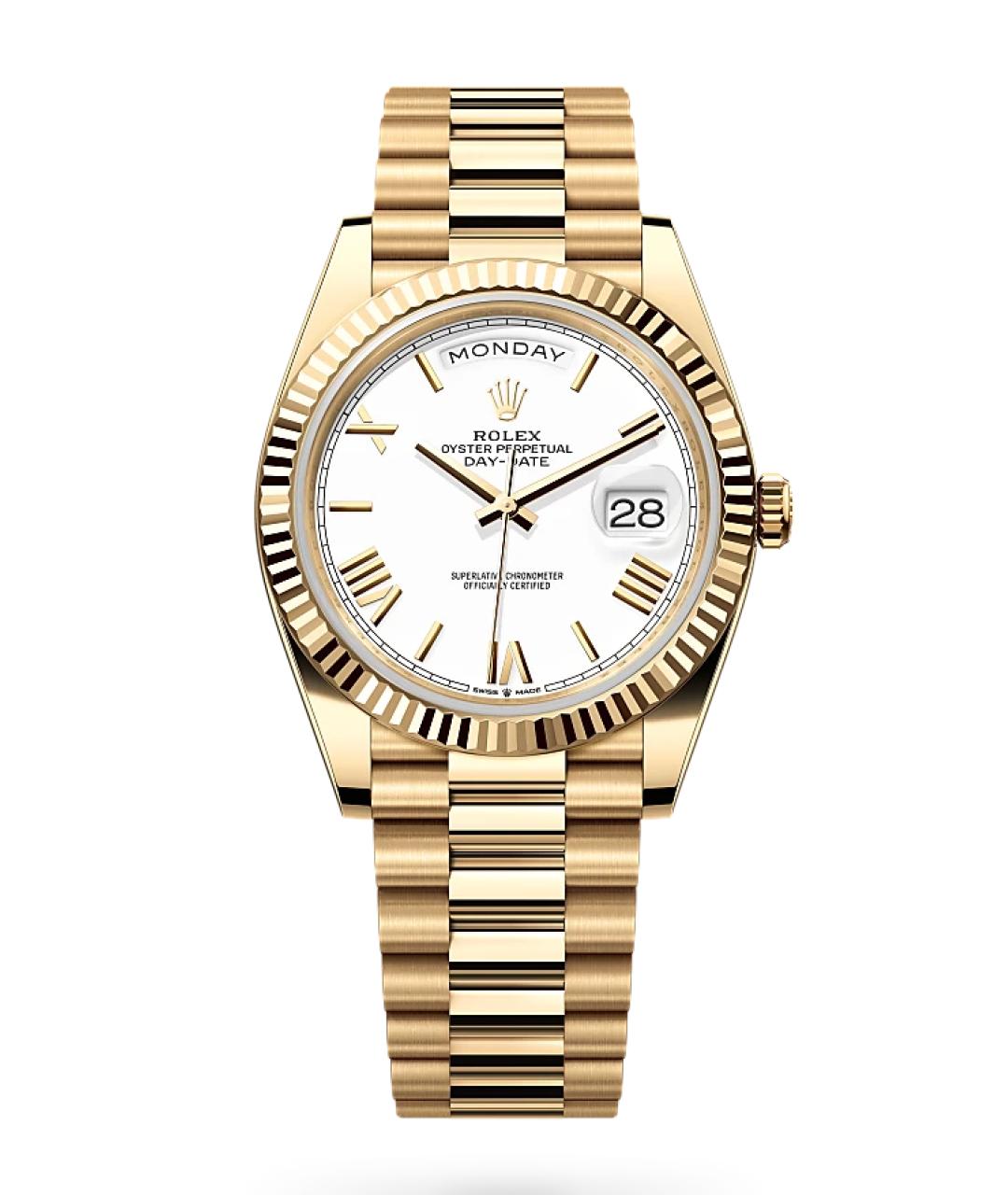 ROLEX Золотые часы из желтого золота, фото 9
