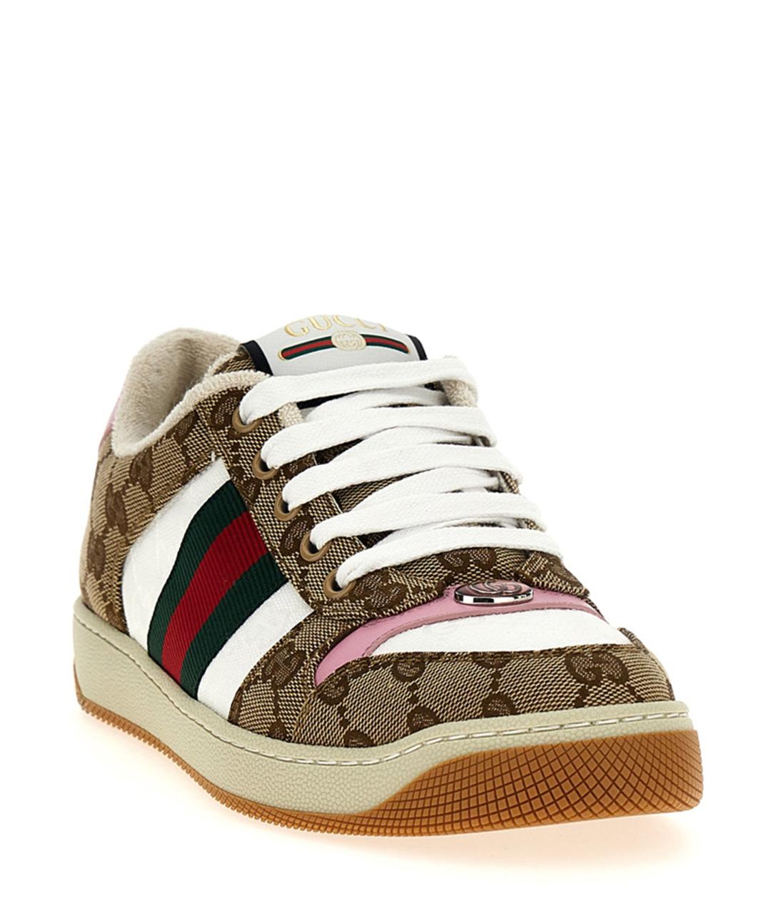 GUCCI Мульти текстильные кроссовки, фото 2