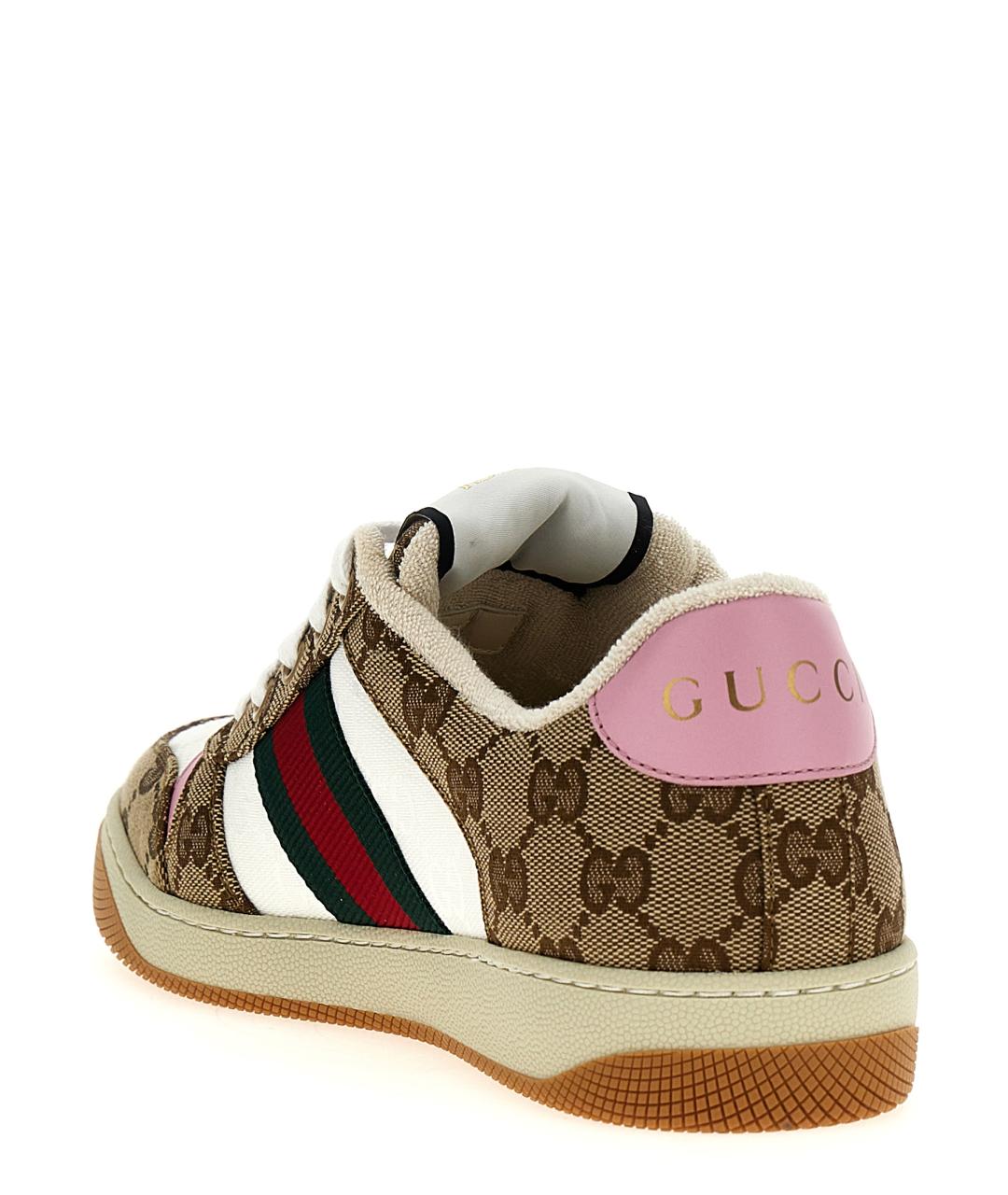 GUCCI Мульти текстильные кроссовки, фото 3