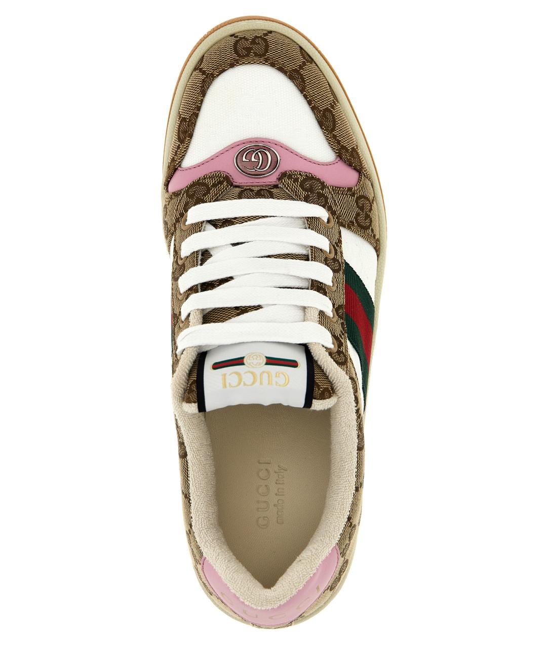 GUCCI Мульти текстильные кроссовки, фото 4