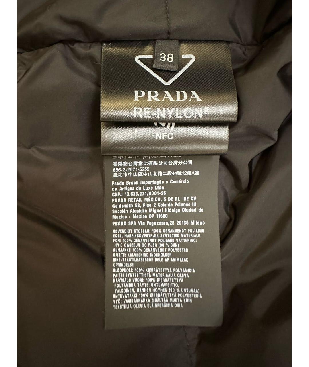 PRADA Черная куртка, фото 6