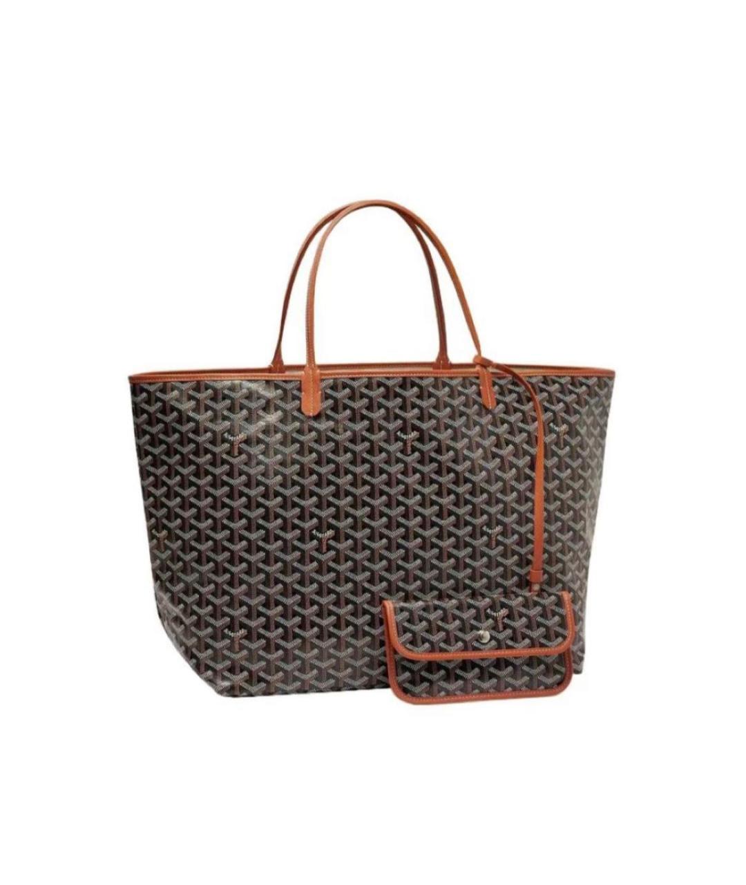 GOYARD Коричневая сумка тоут, фото 1