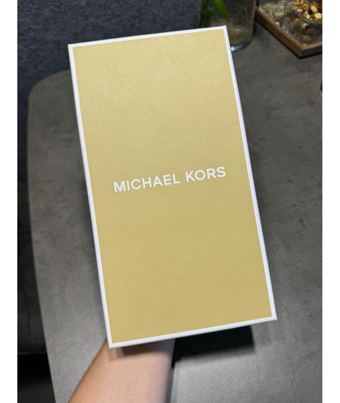 MICHAEL KORS Коричневый кожаный ремень, фото 8