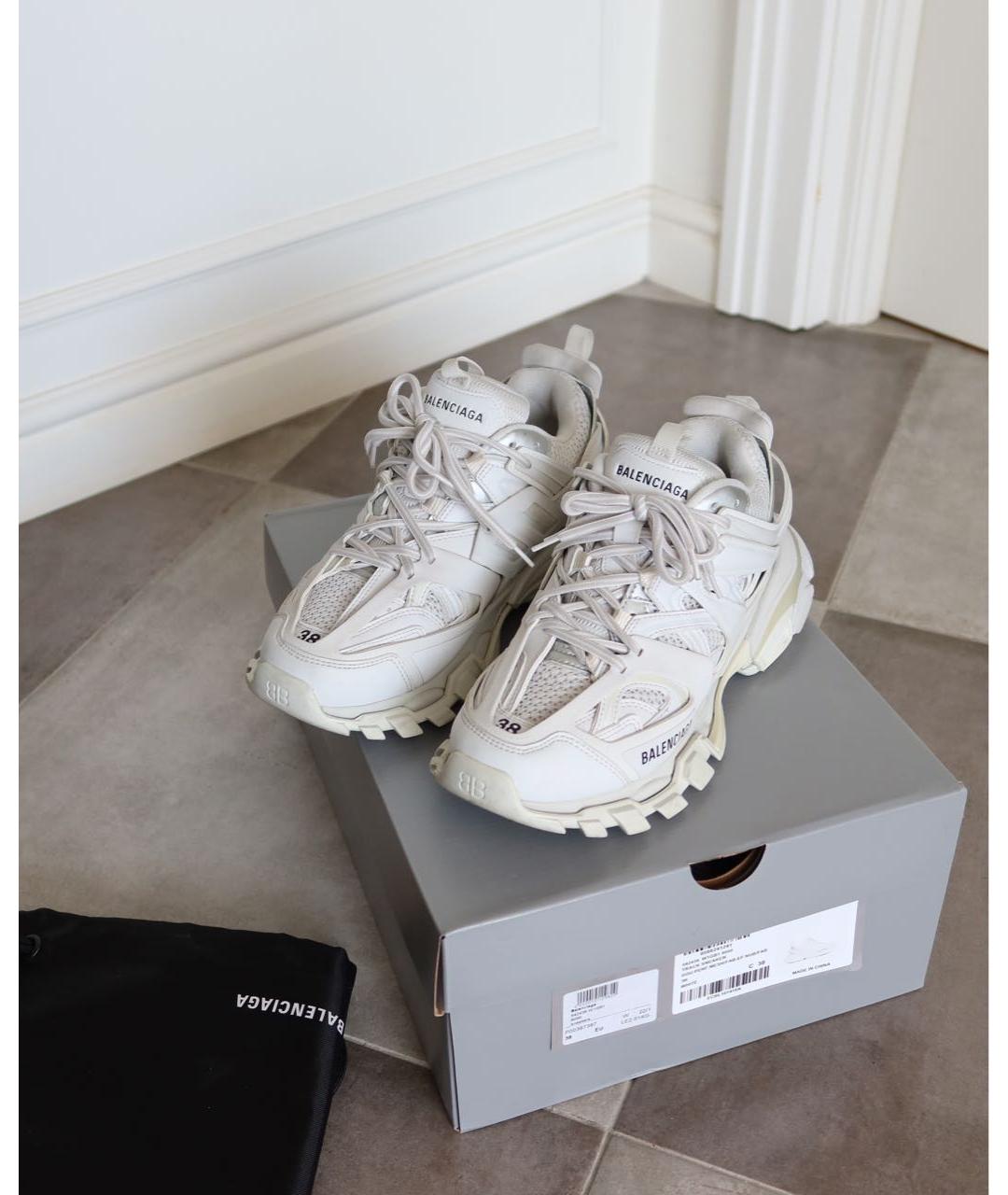 BALENCIAGA Белые кроссовки, фото 6