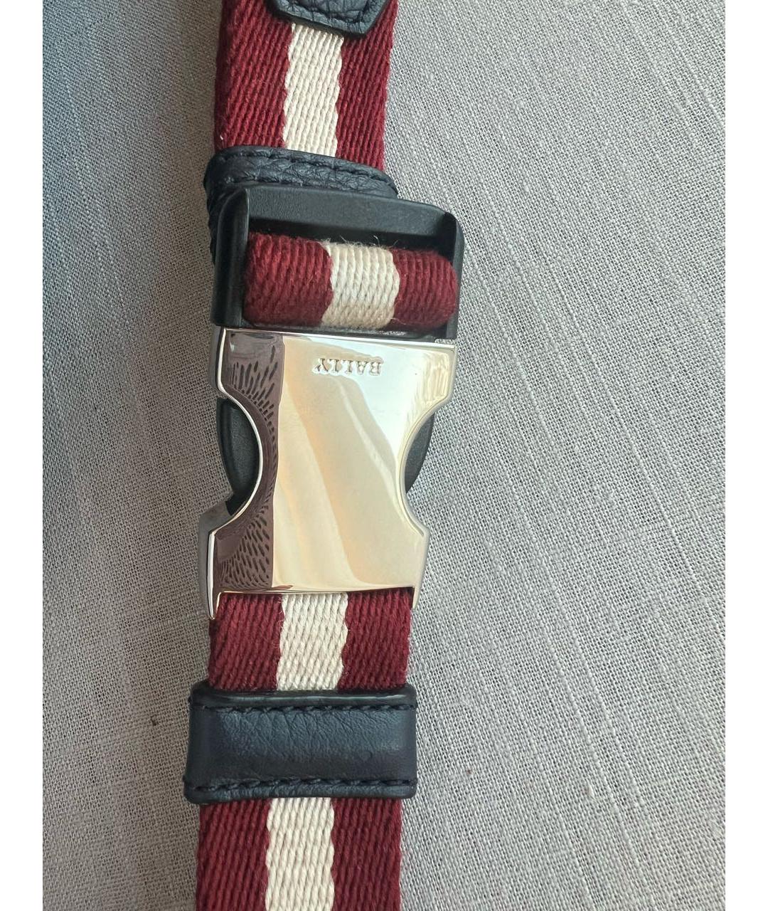BALLY Темно-синяя кожаная поясная сумка, фото 7