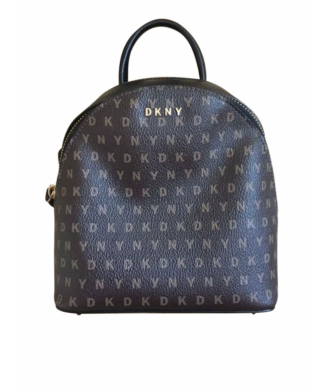 DKNY Коричневая кожаная сумка тоут, фото 1