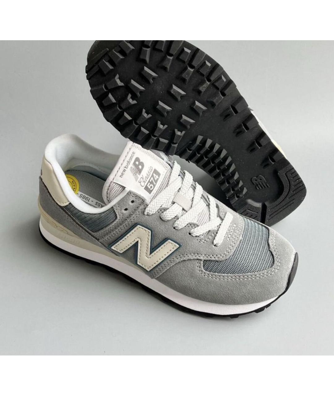 NEW BALANCE Серые низкие кроссовки / кеды, фото 8