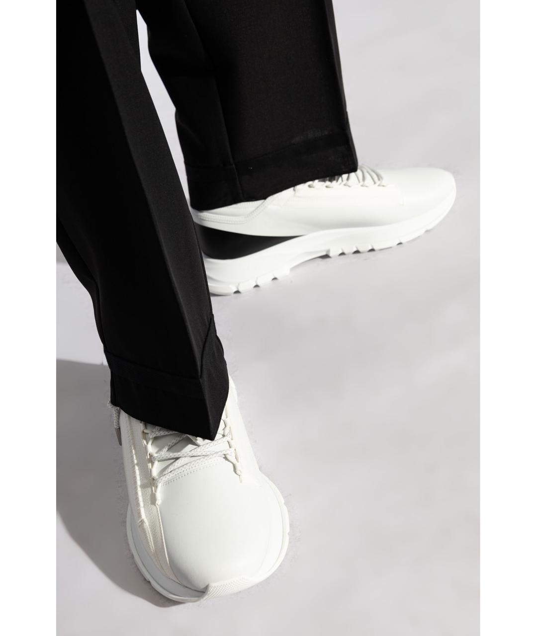 GIVENCHY Белые синтетические низкие кроссовки / кеды, фото 2