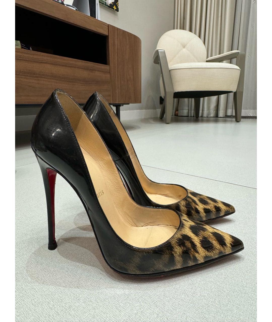 CHRISTIAN LOUBOUTIN Туфли из лакированной кожи, фото 5