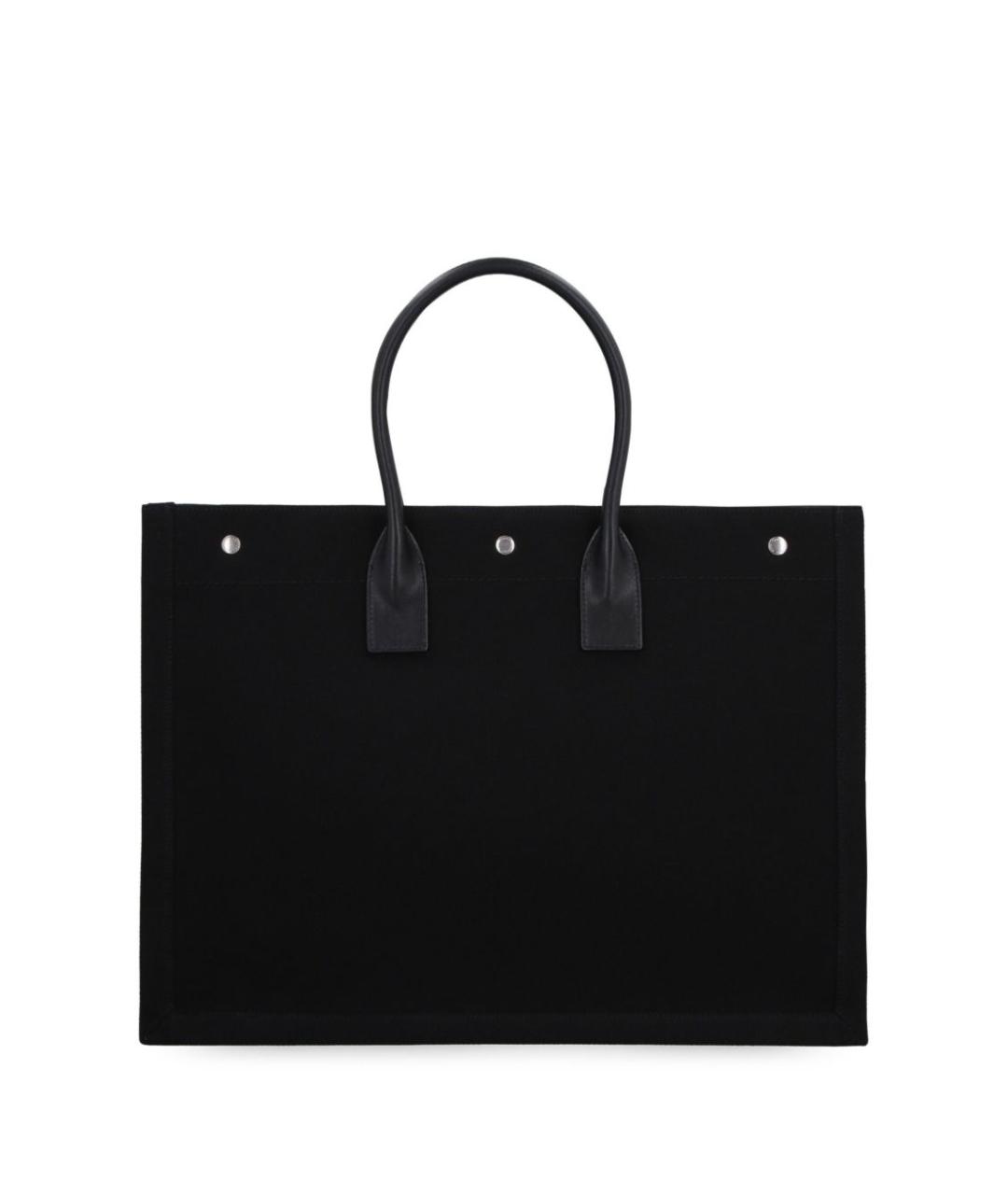 SAINT LAURENT Черная сумка тоут, фото 2