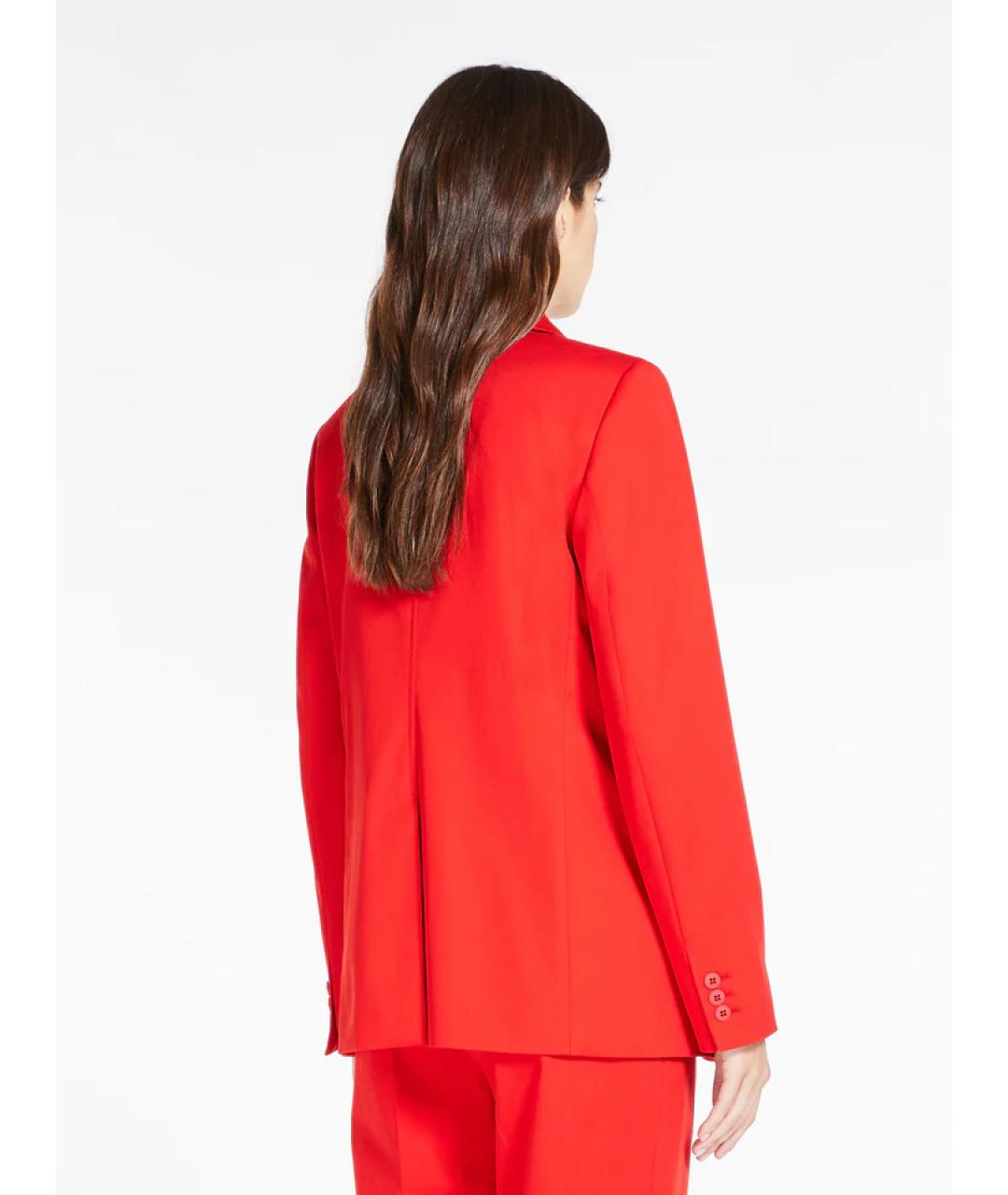 MAX MARA Красная льняная куртка, фото 3