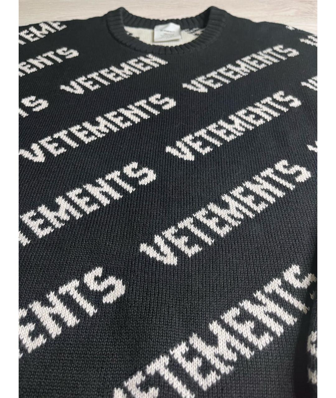 VETEMENTS Черный джемпер / свитер, фото 6