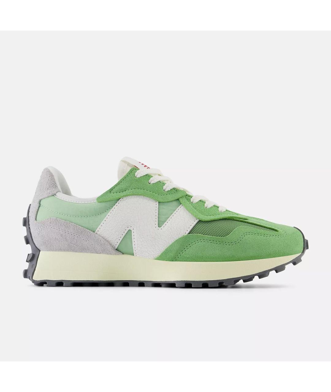 NEW BALANCE Зеленые замшевые кроссовки, фото 7