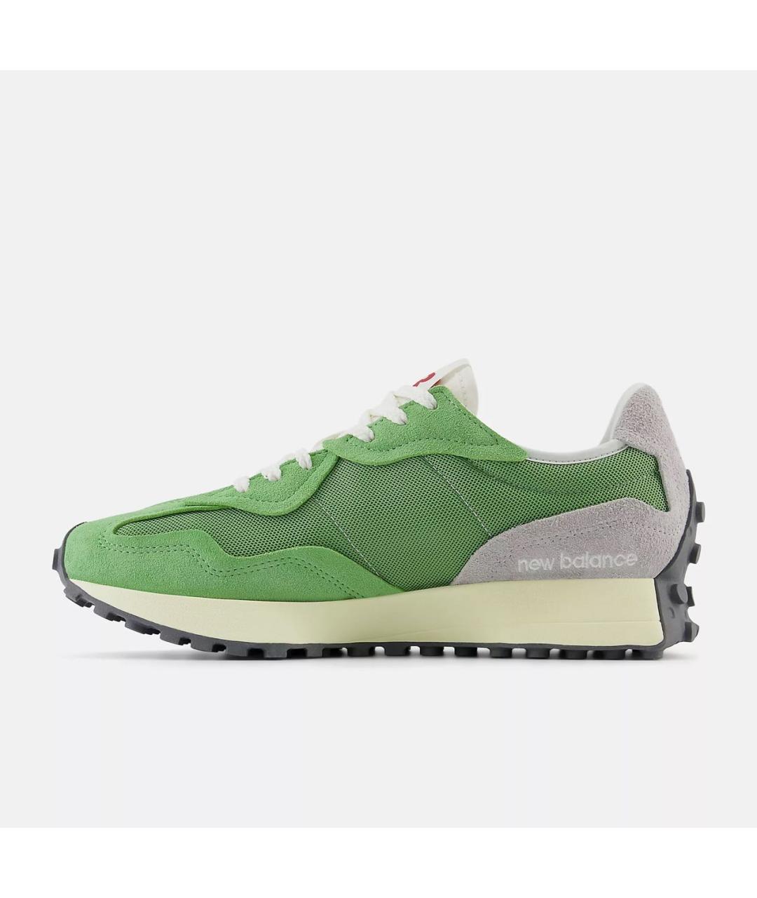 NEW BALANCE Зеленые замшевые кроссовки, фото 5