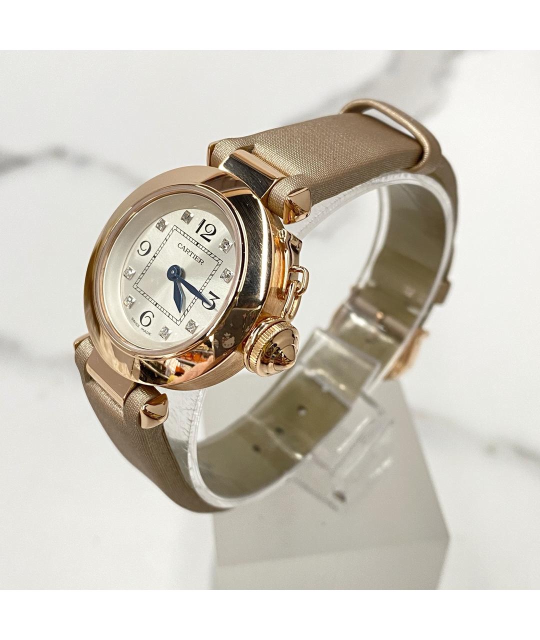 CARTIER Белые металлические часы, фото 3