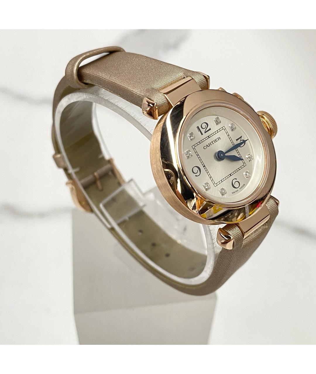 CARTIER Белые металлические часы, фото 2