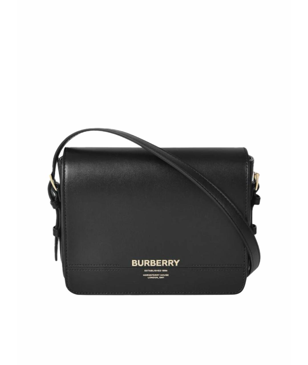 BURBERRY Кожаная сумка через плечо, фото 1