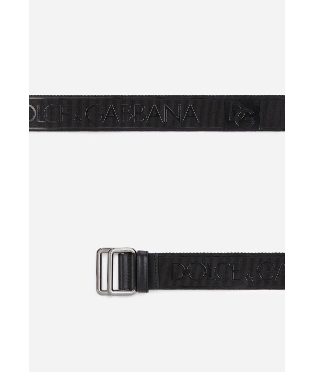 DOLCE&GABBANA Черный ремень, фото 2