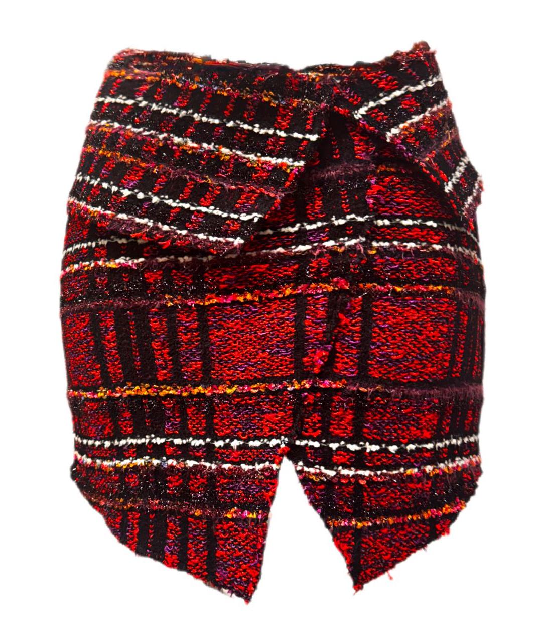 BALMAIN Мульти вискозная юбка мини, фото 1
