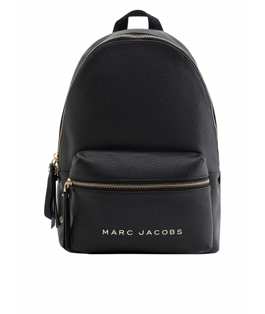 MARC JACOBS Черный кожаный рюкзак, фото 1