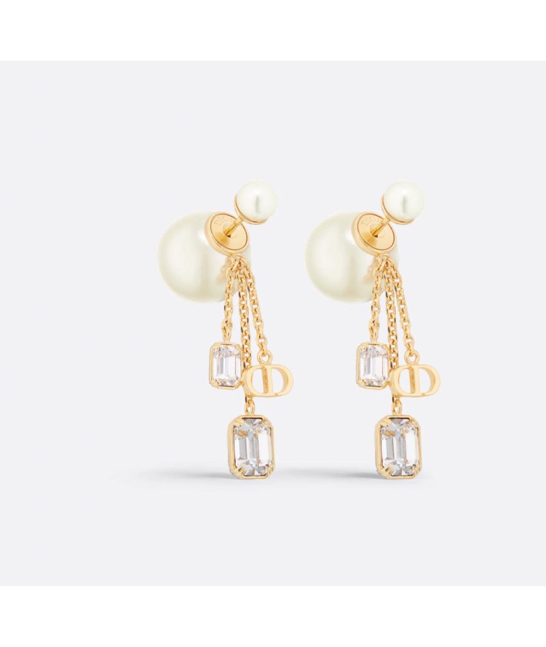 CHRISTIAN DIOR Золотые серьги, фото 6