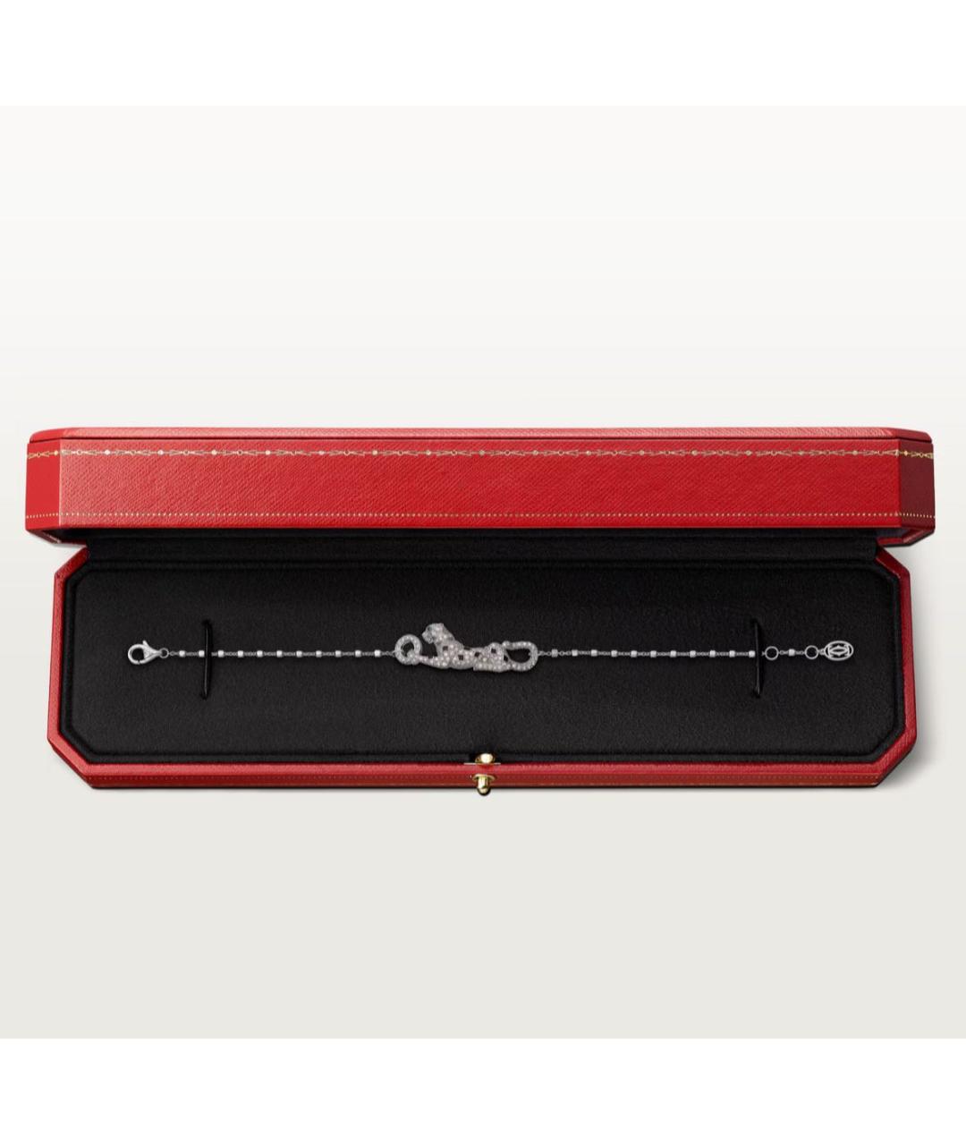 CARTIER Серебрянный браслет из белого золота, фото 4