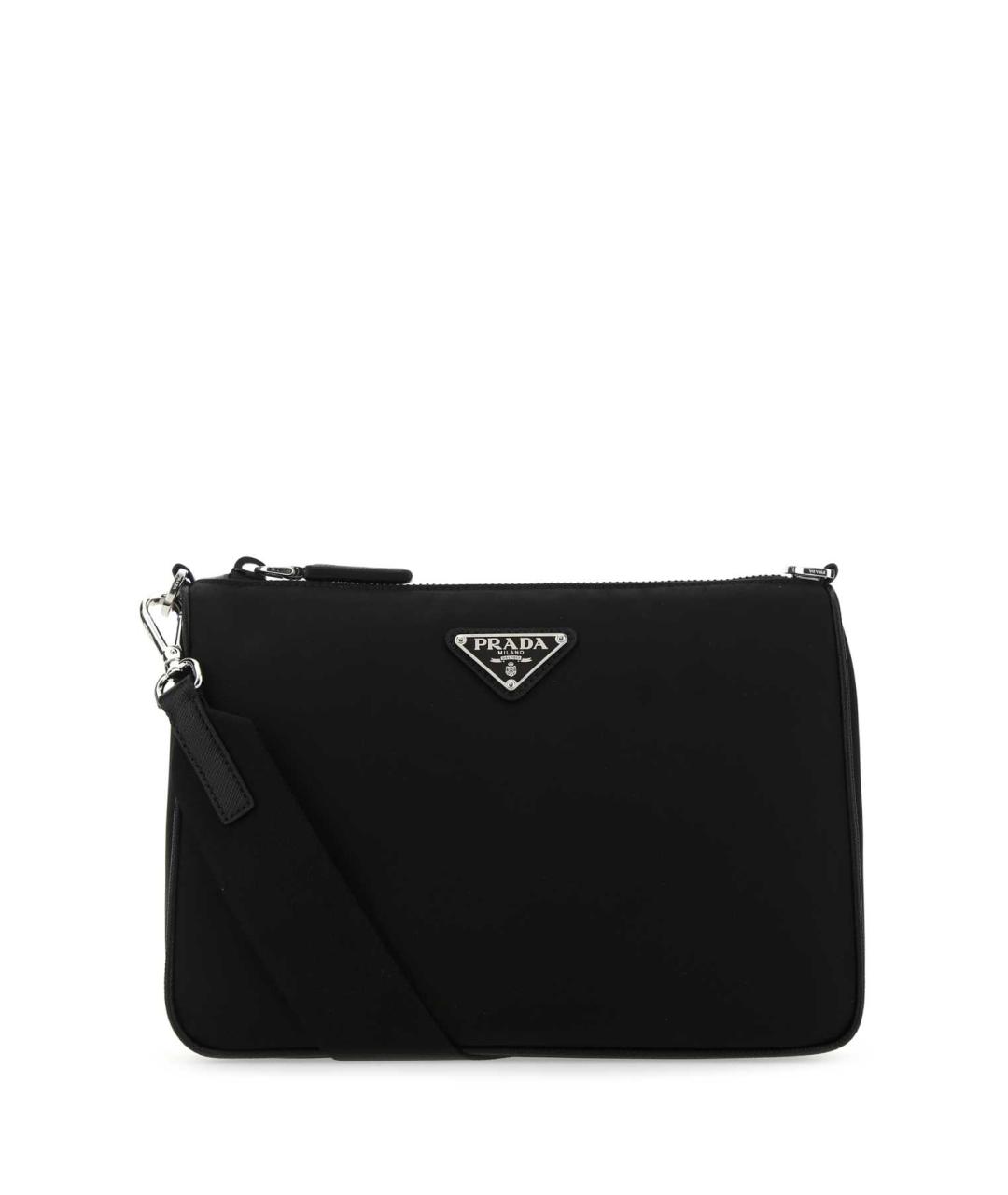 PRADA Черная синтетическая сумка на плечо, фото 1
