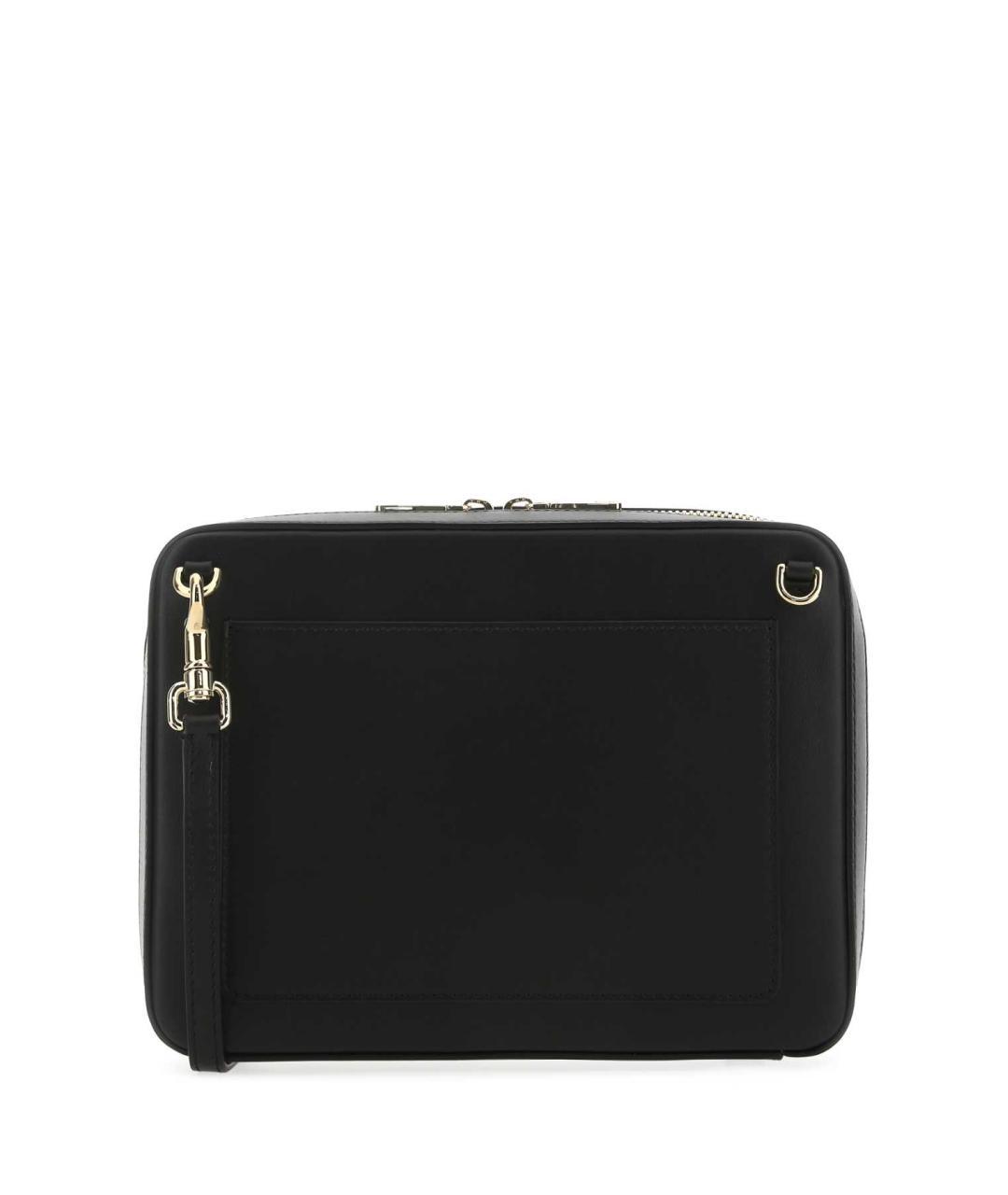 DOLCE&GABBANA Черная кожаная сумка через плечо, фото 3