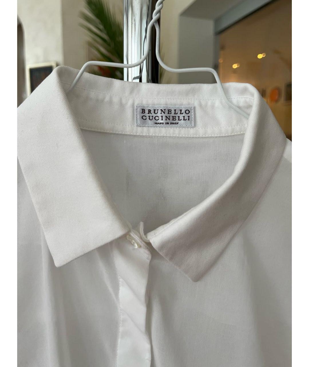 BRUNELLO CUCINELLI Белая блузы, фото 5
