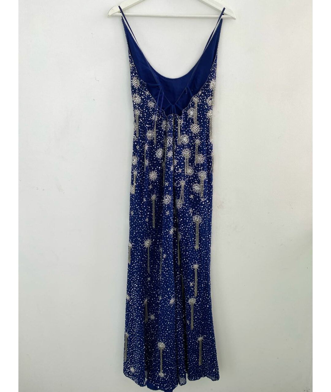 ESCADA VINTAGE Синее шелковое вечернее платье, фото 2