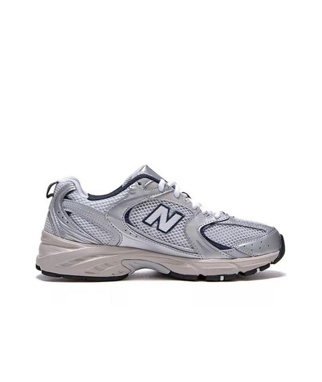 NEW BALANCE Серые текстильные кроссовки, фото 1