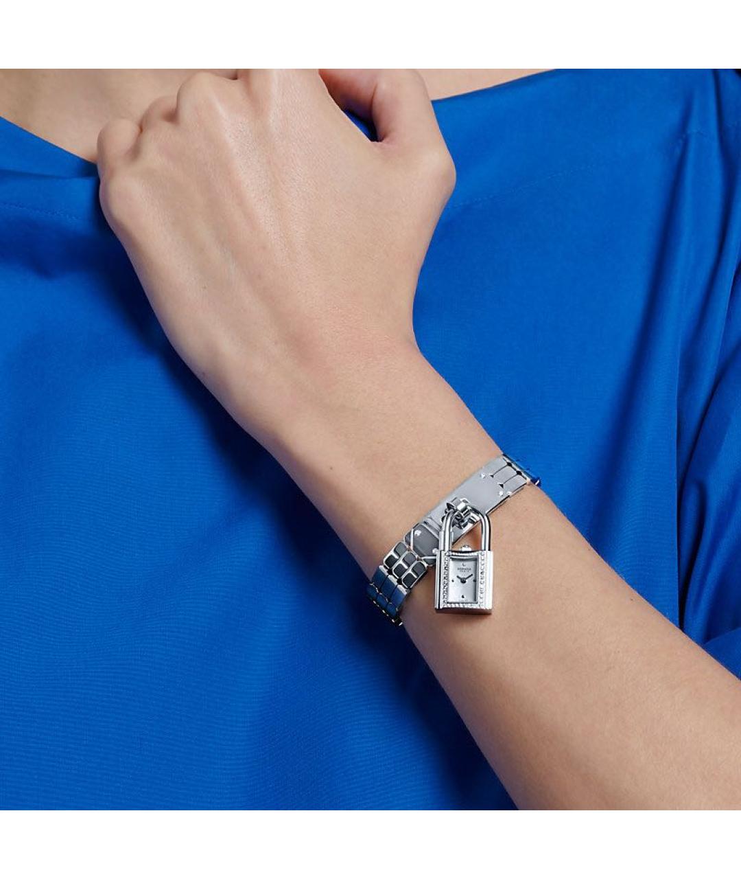 HERMES Серебряные часы, фото 4