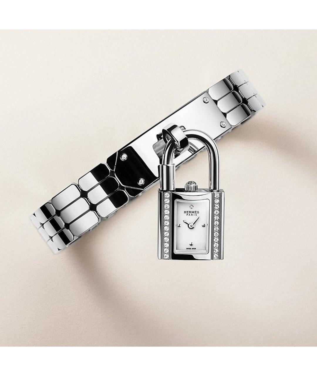 HERMES Серебряные часы, фото 8