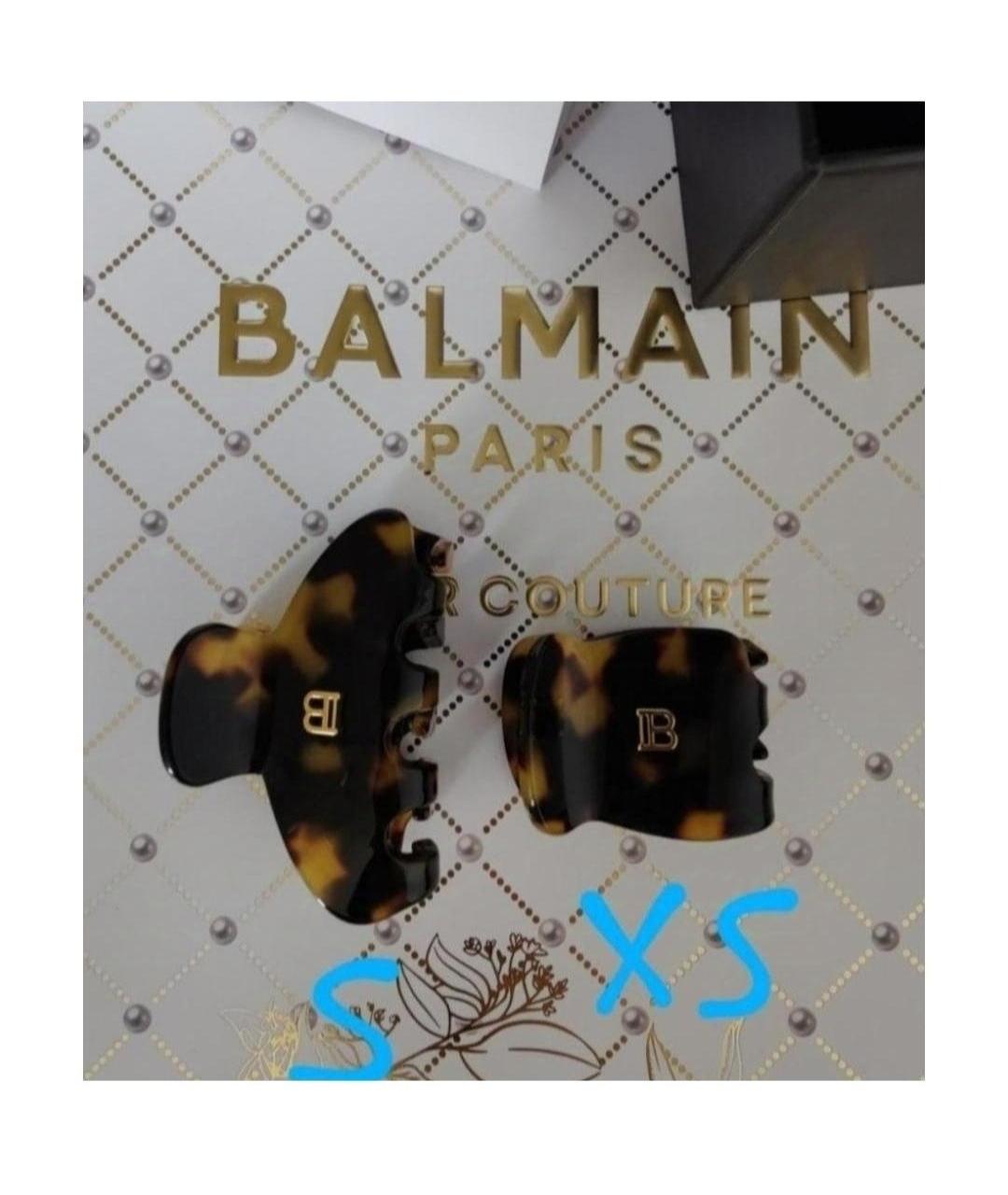 BALMAIN Коричневая заколка, фото 6