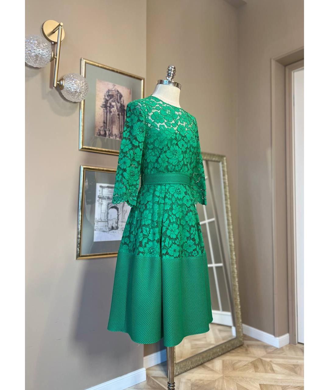 CAROLINA HERRERA Зеленые повседневное платье, фото 2