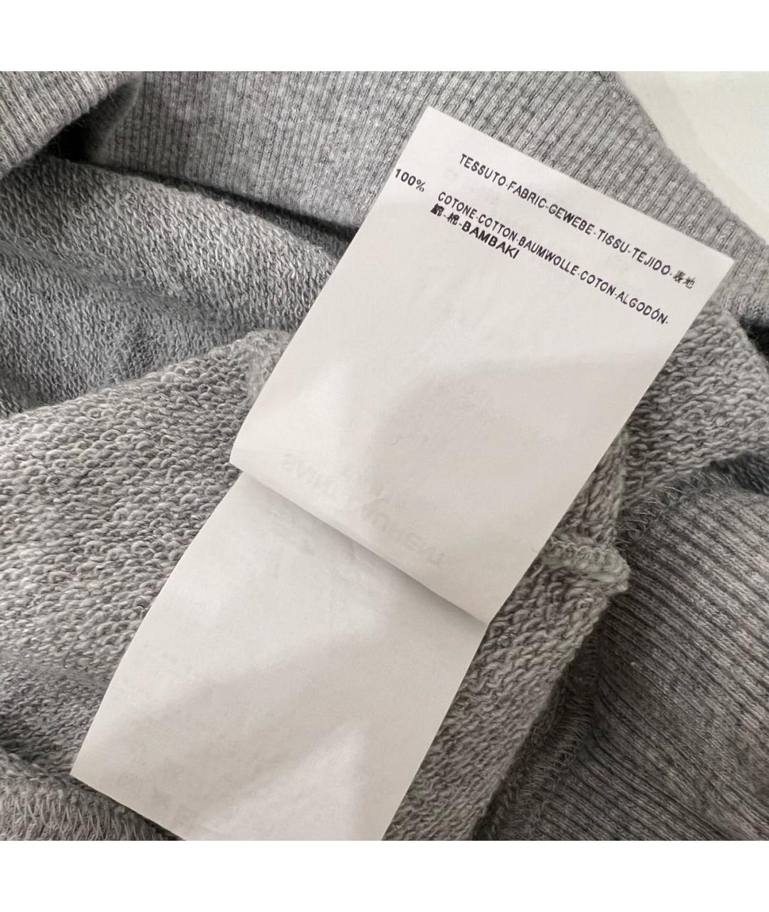 SAINT LAURENT Серая хлопковая майка, фото 5