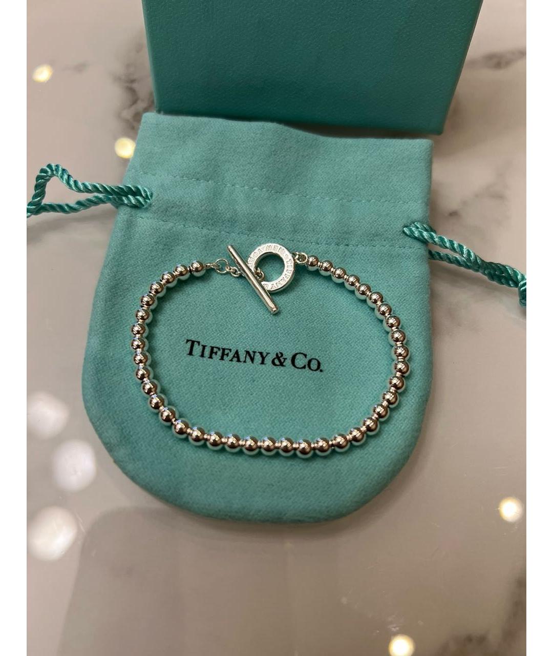 TIFFANY&CO Серебрянный серебряный браслет, фото 2