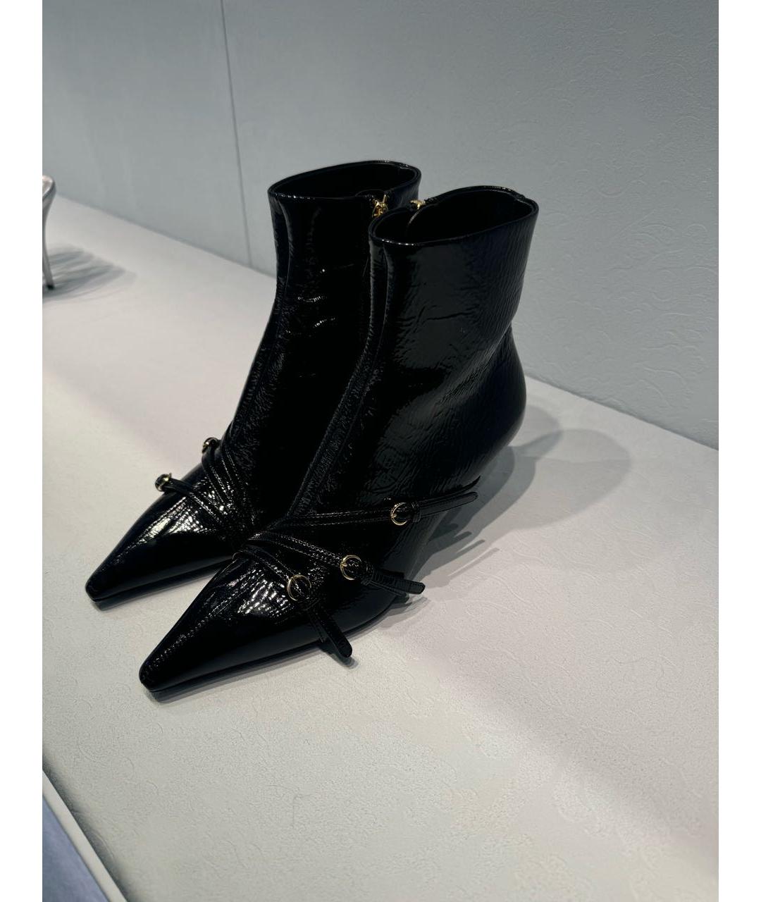 MIU MIU Черные кожаные ботильоны, фото 6