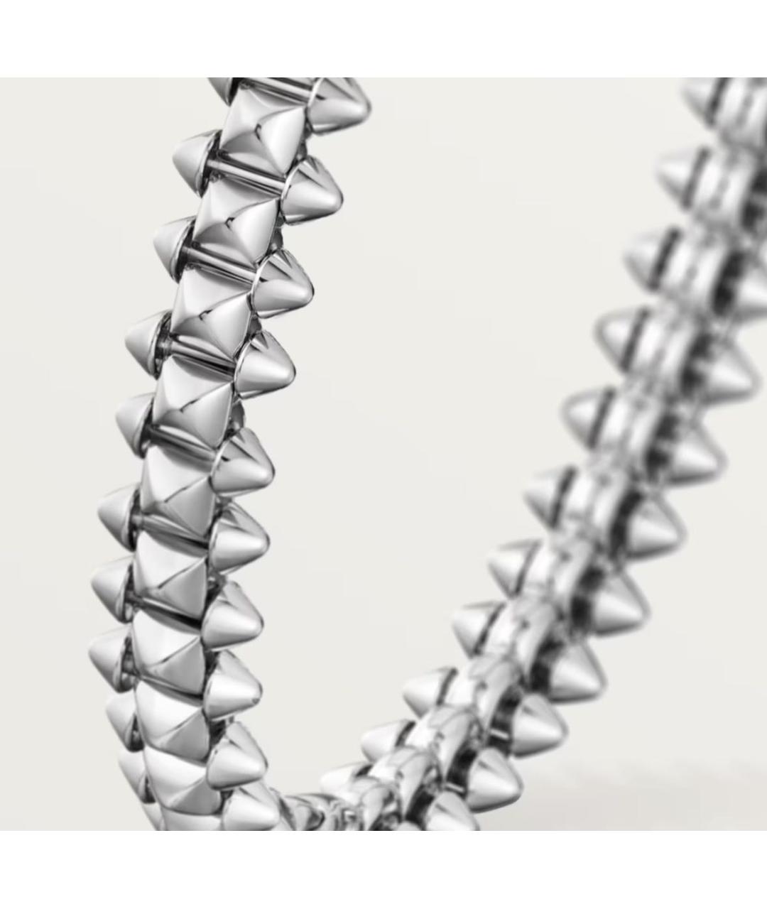 CARTIER Серебрянный браслет из белого золота, фото 3