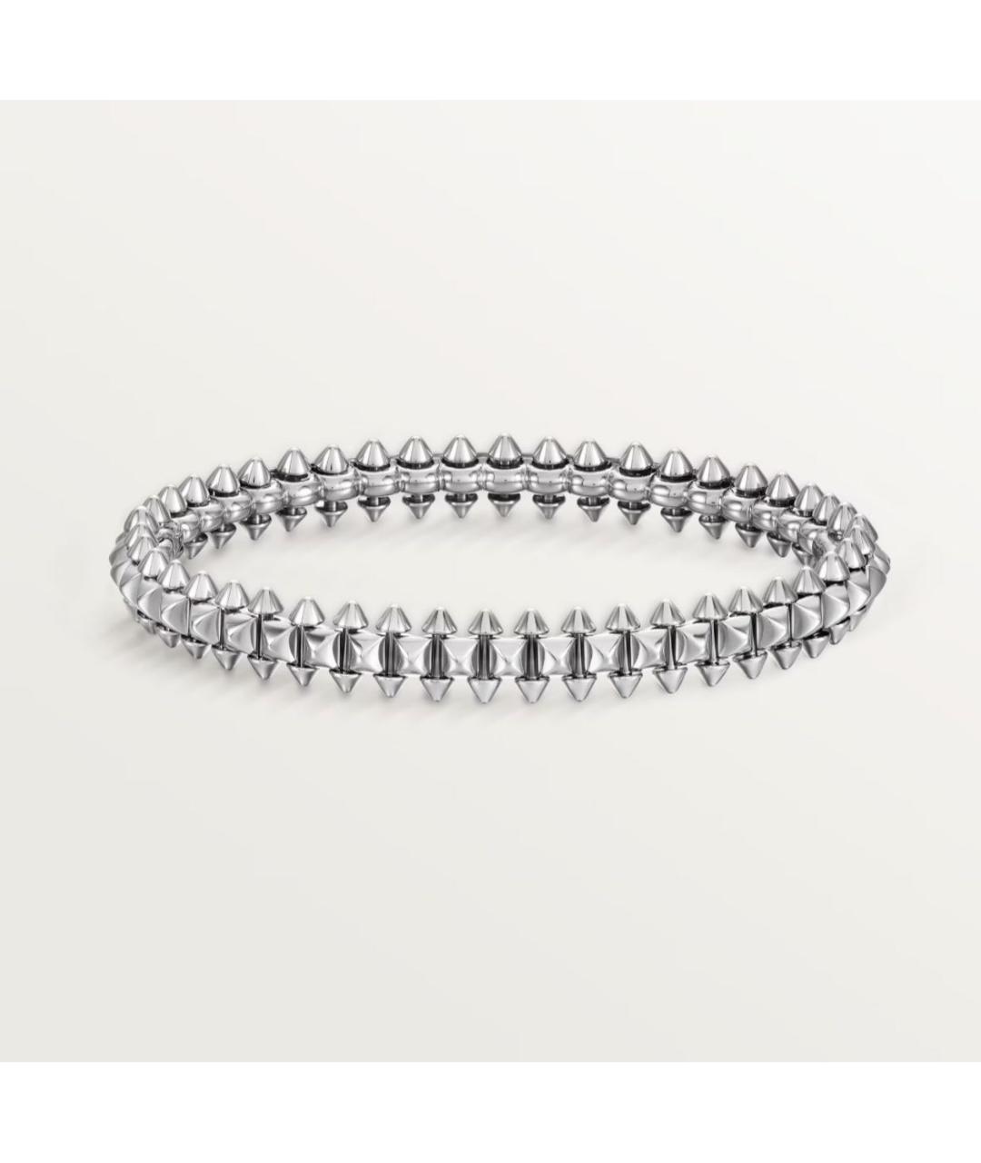 CARTIER Серебрянный браслет из белого золота, фото 5