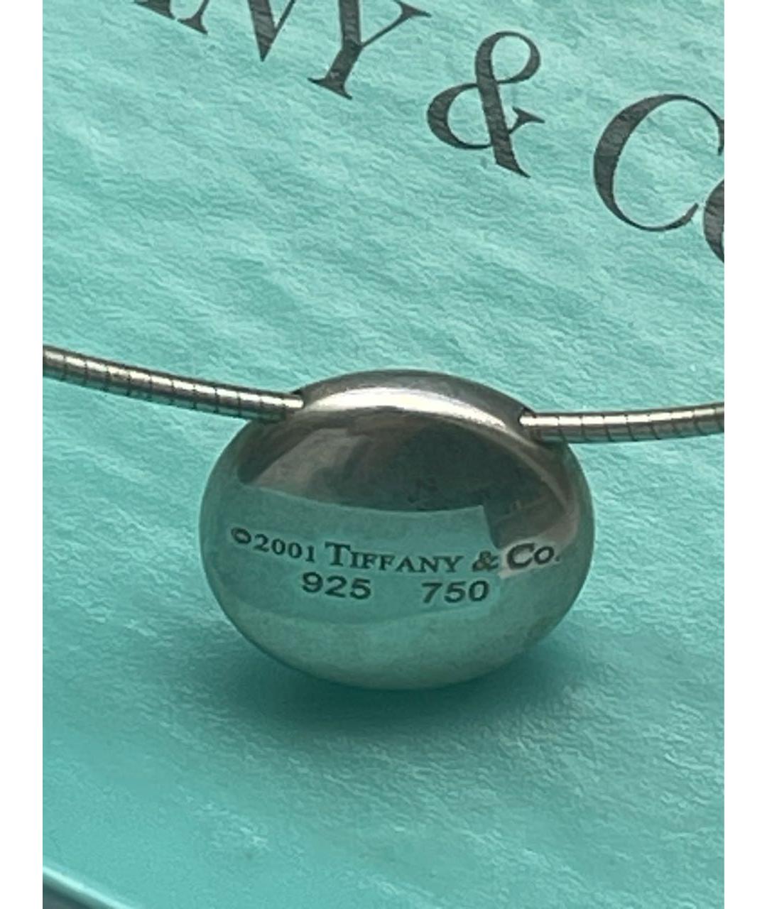 TIFFANY&CO Серебряное колье из белого золота, фото 4