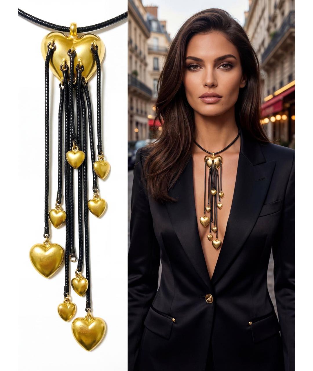 MOSCHINO Золотое колье, фото 7