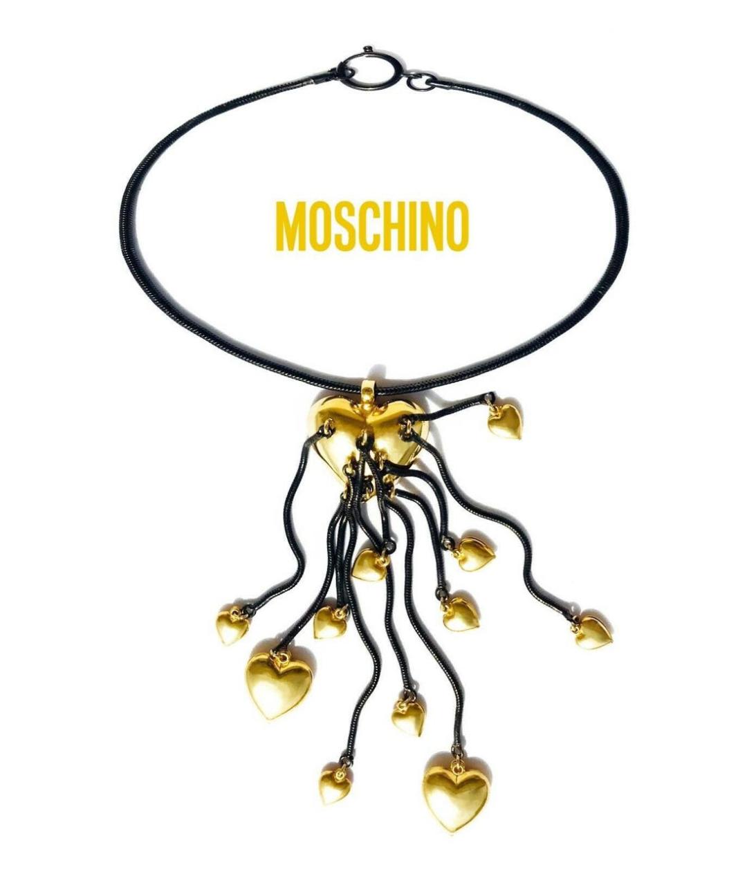 MOSCHINO Золотое колье, фото 2