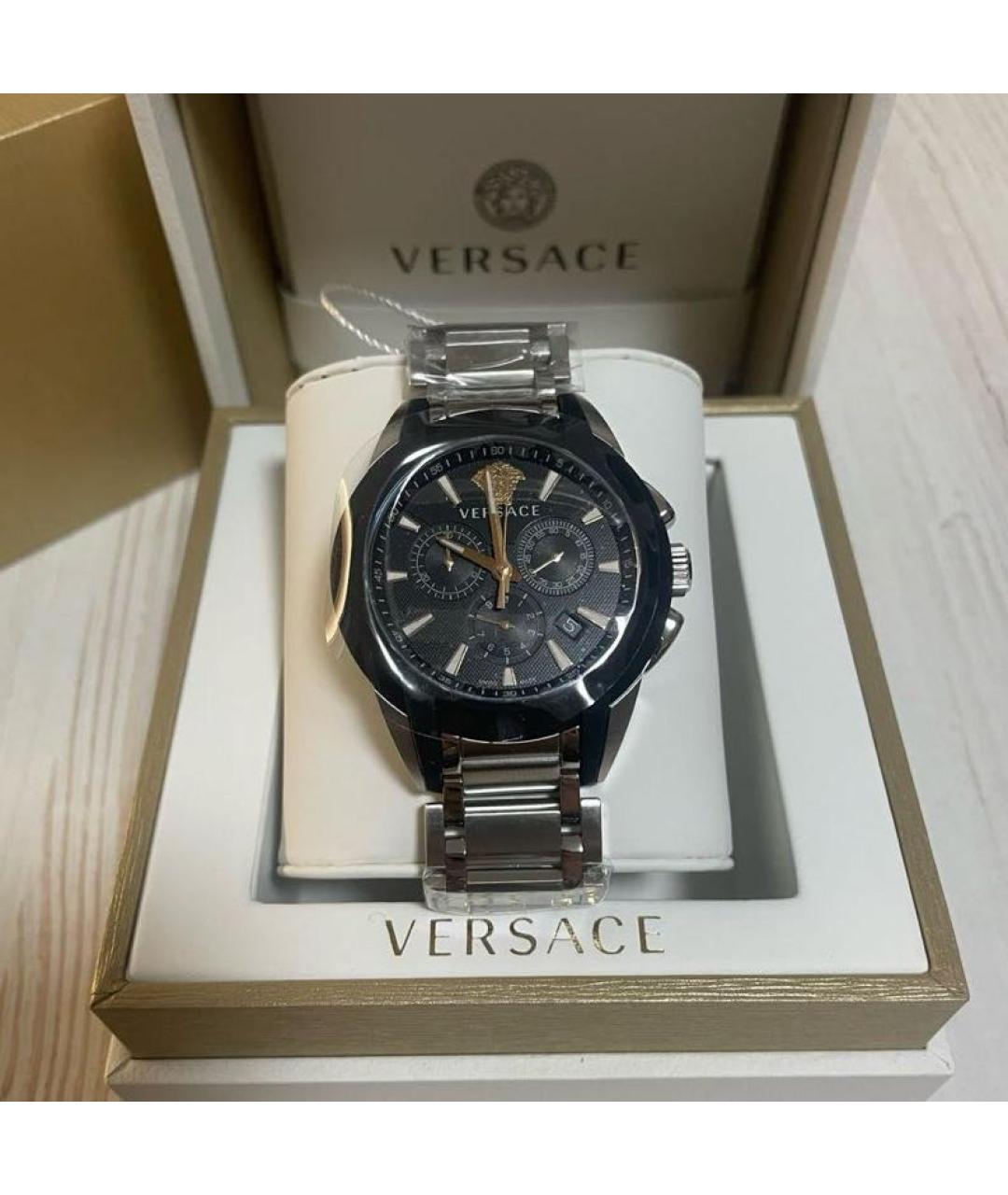 VERSACE Серебряные часы, фото 2