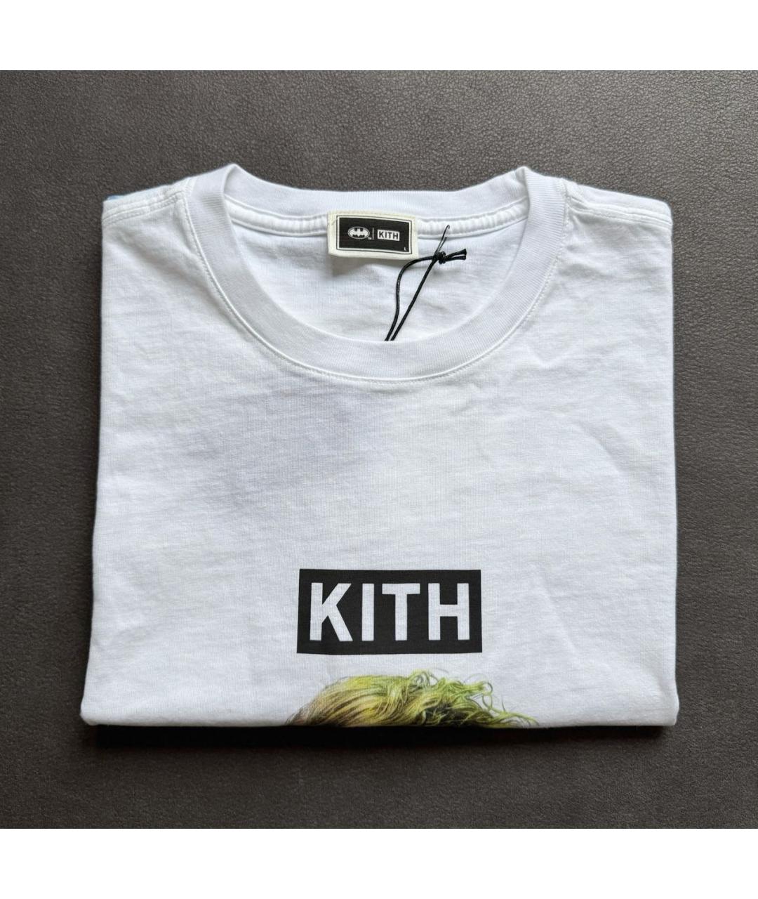 KITH Белая хлопковая футболка, фото 2