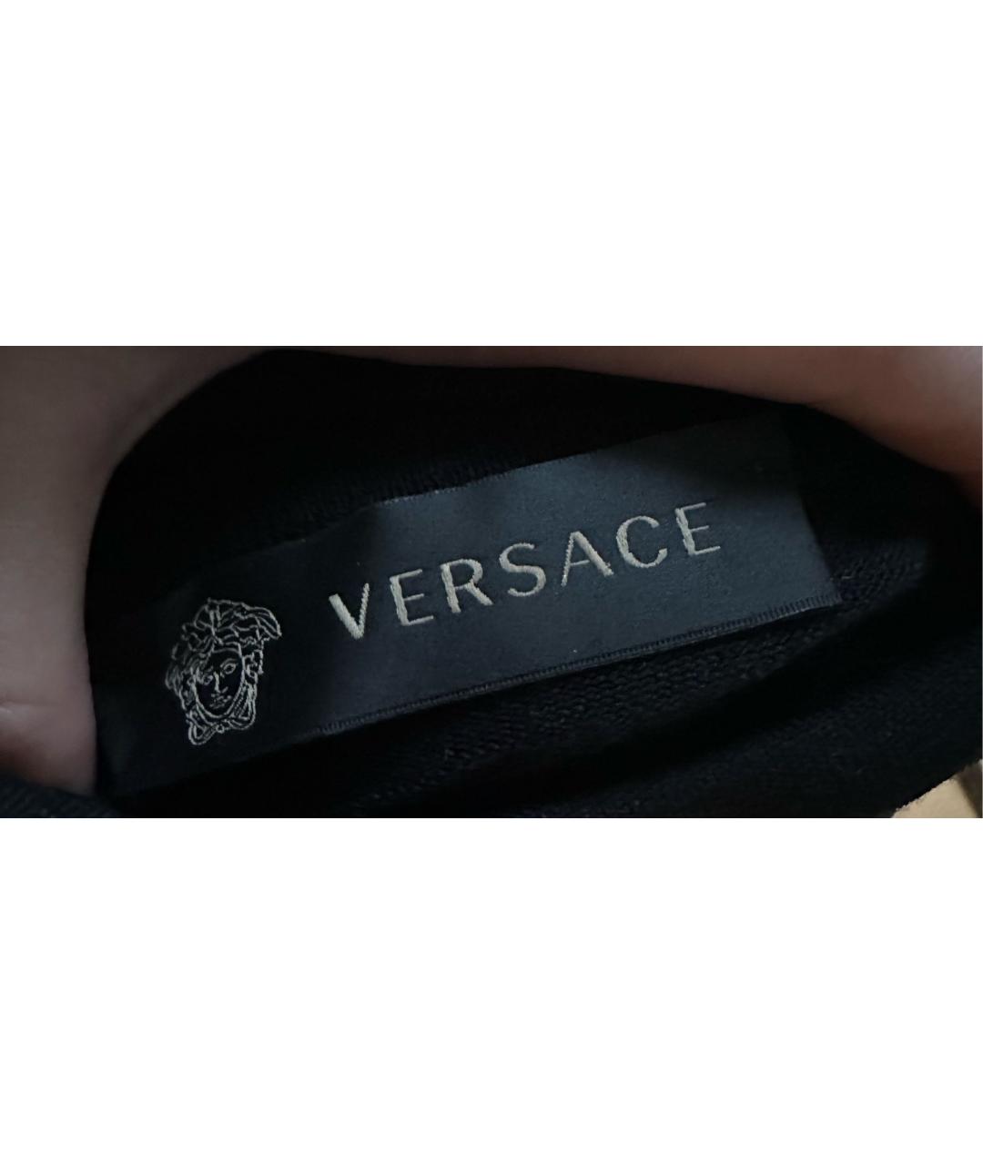 VERSACE Черная шерстяная водолазка, фото 3