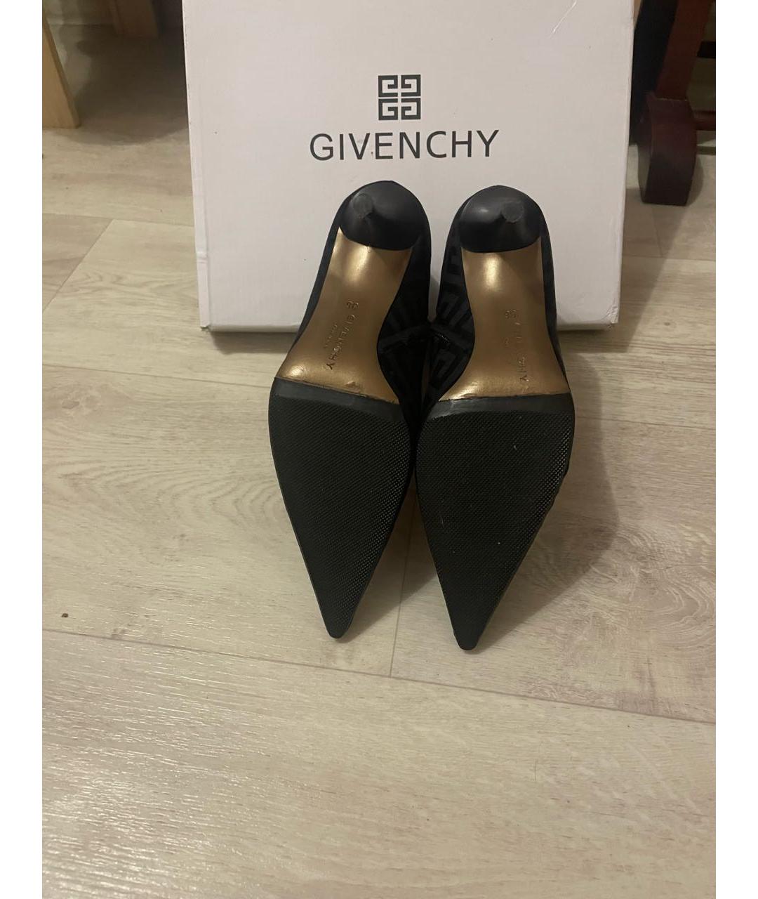 GIVENCHY Черные текстильные ботильоны, фото 3